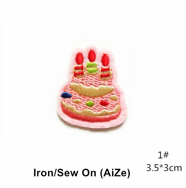 10 Pcs Fruit Cake Embroidered  - Sewing Id recension och pris