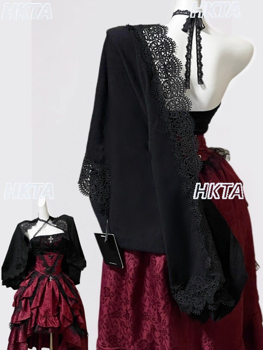 Dark Gothic Style Halter Long  - Sewing Vest recension och pris