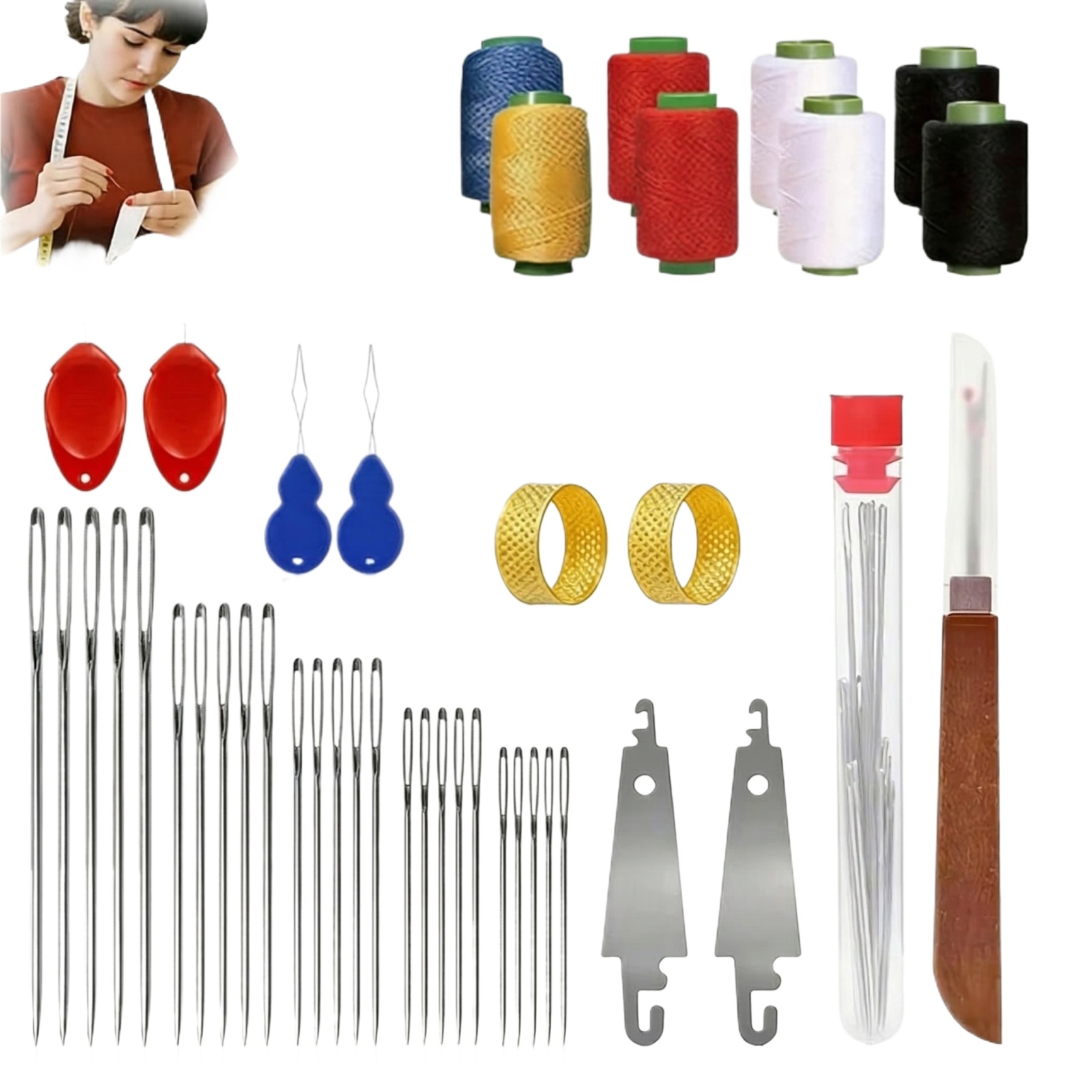 43pcs Big Eye Sewing Needle Ki - Sewing Kit recension och pris