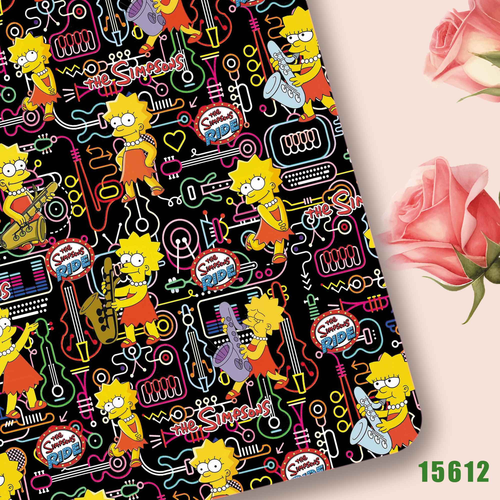 Cartoon THE SIMPSONS Polyester - Sewing Production recension och pris