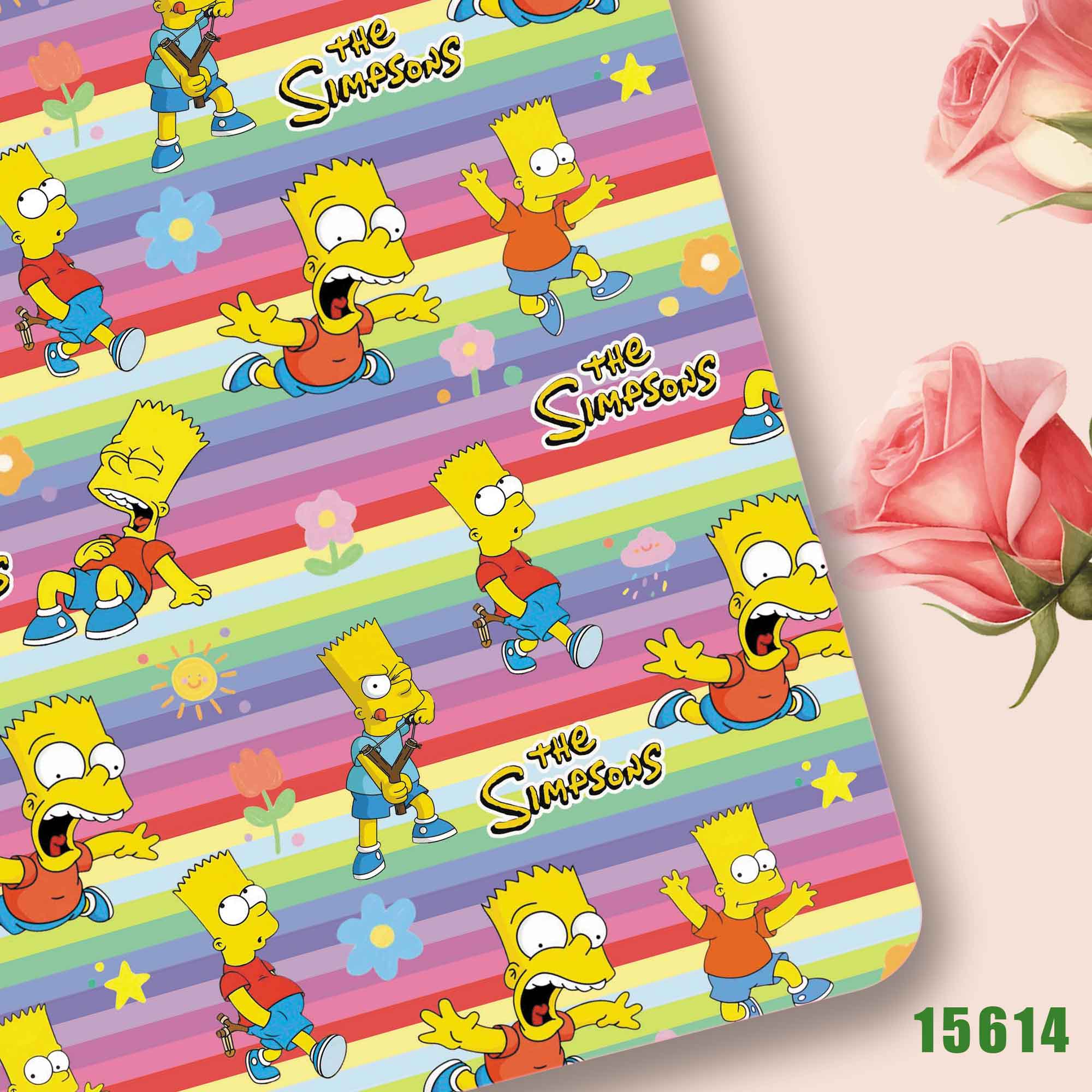 Cartoon THE SIMPSONS Polyester - Sewing Production recension och pris