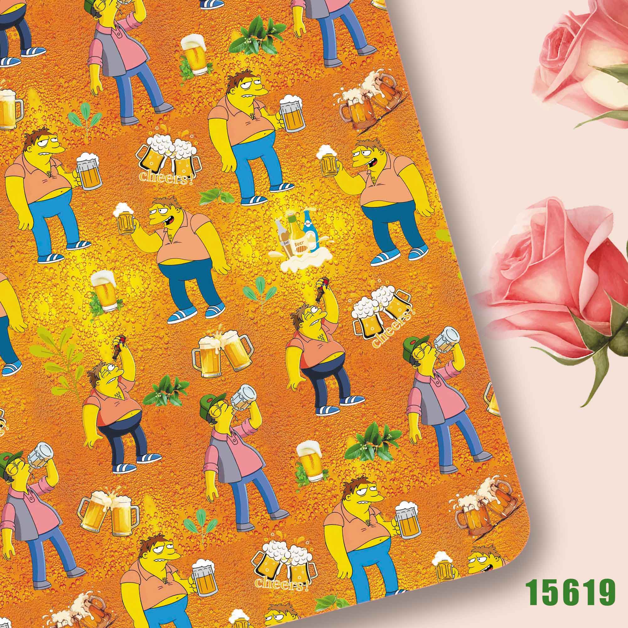 Cartoon THE SIMPSONS Polyester - Sewing Production recension och pris
