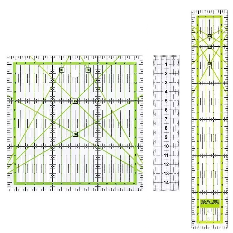 1/2pcs 15cm Quilting Patchwork - Quilting Ruler Square recension och pris