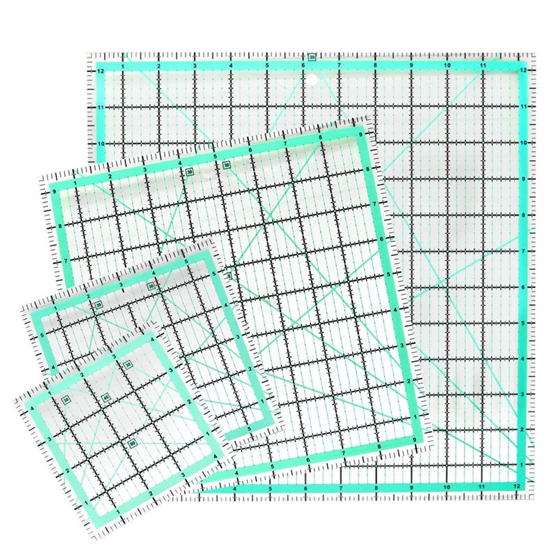 J1UL1N 4PCS Square Quilting Ru - Quilting Ruler Square recension och pris