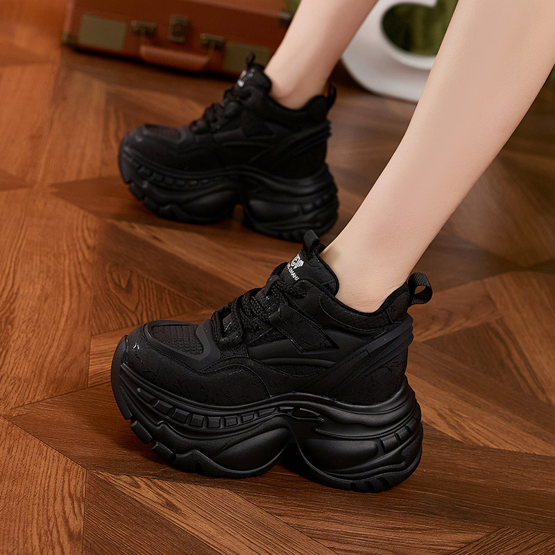 Fashion 9cm Thick Sole Dad Sho - Sewing Fleece recension och pris