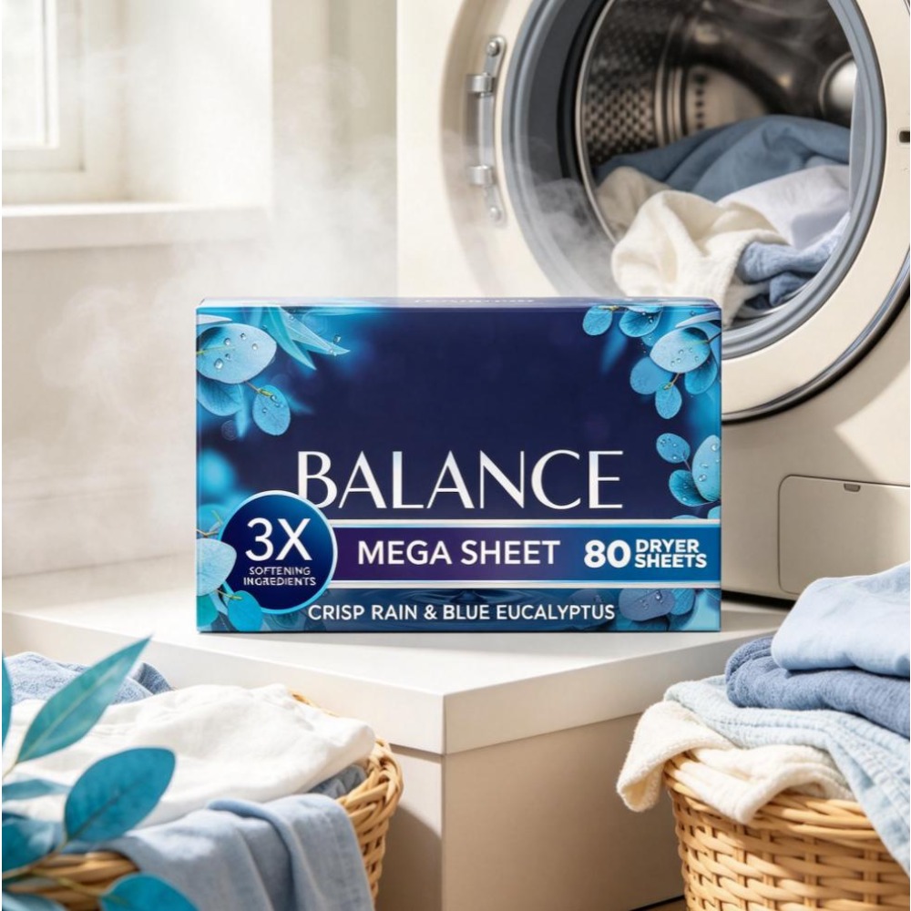 80 Count Mega Laundry Dryer Sh - Fabric Softener Sheet recension och pris
