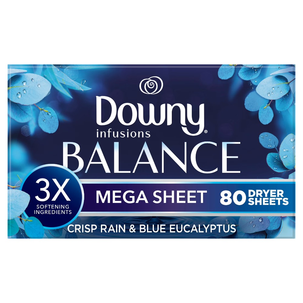 80 Count Mega Laundry Dryer Sh - Fabric Softener Sheet recension och pris