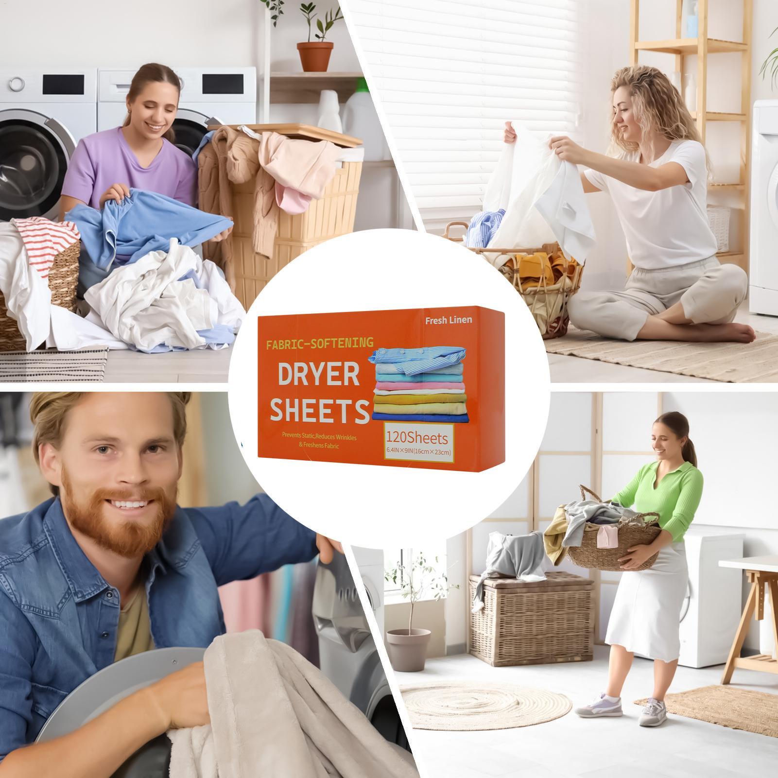 Laundry Softener Sheets 120 Pi - Fabric Softener Sheet recension och pris