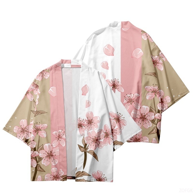 Summer Women Flower Print Kimo - Sewing V recension och pris