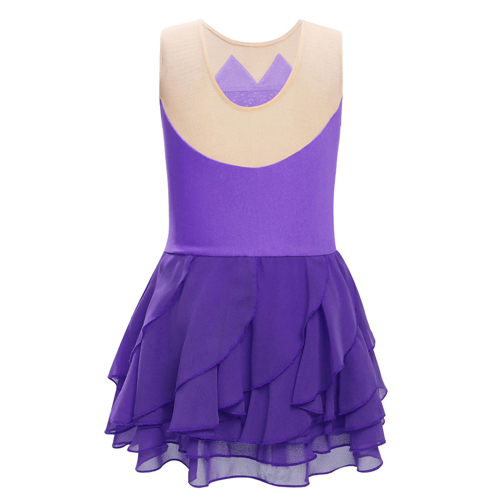 Girls Mesh Figure Skating Dres - Sewing Vest recension och pris