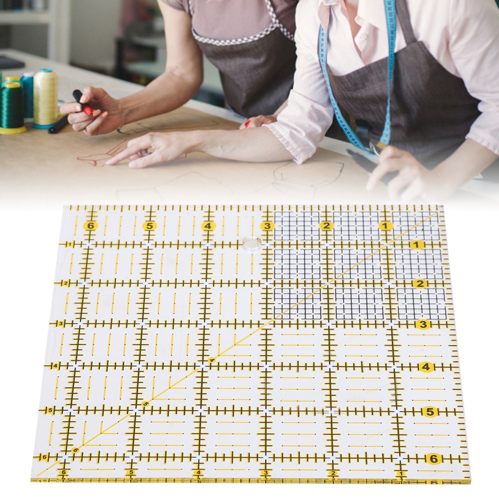 Durable 6.5x6.5in Square Quilt - Quilting Ruler Square recension och pris