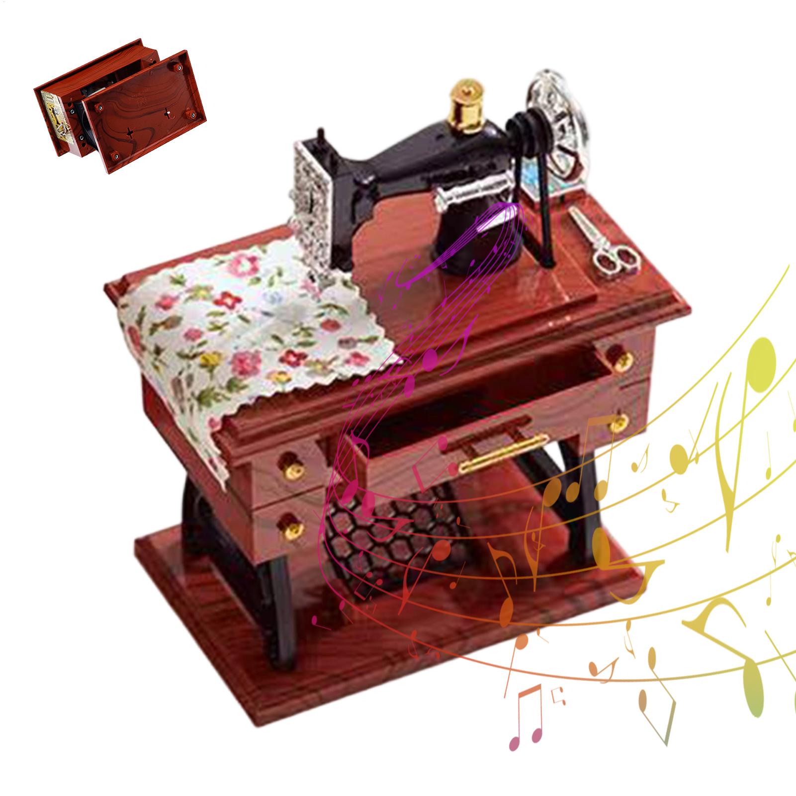 Sewing Machine Mini Music Box  - Sewing Gathering recension och pris