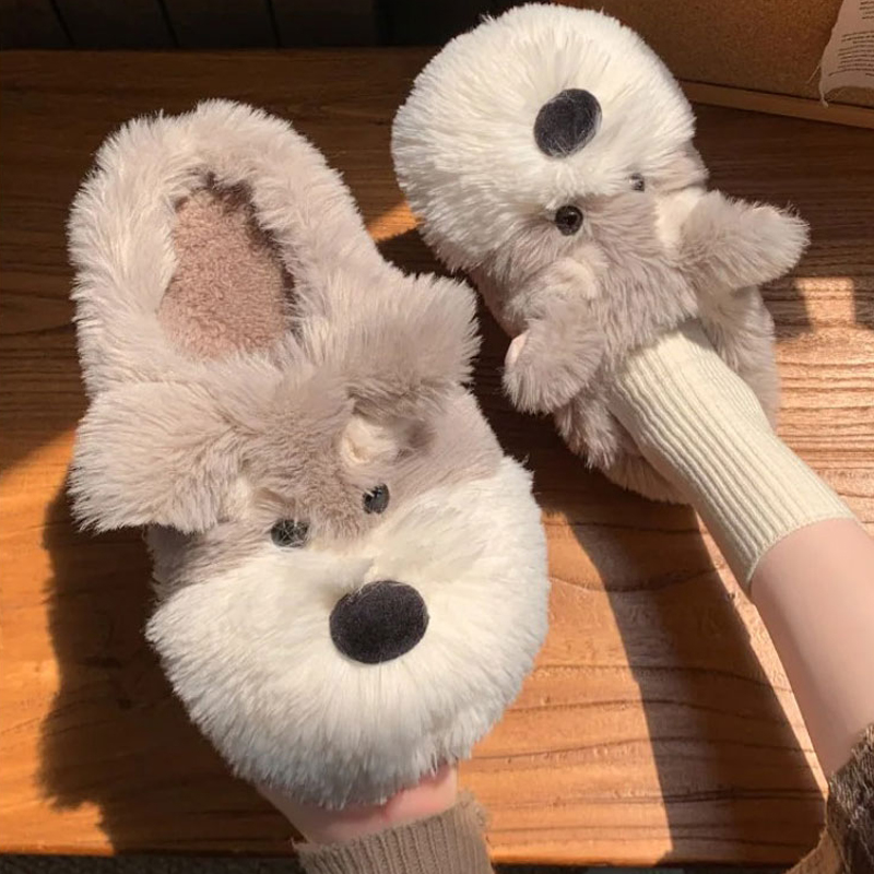 Dog Home Fuzzy Slipper Women P - Sewing Fleece recension och pris