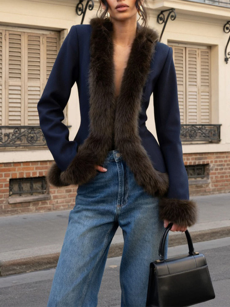 Women's Fur Patchwork Skirt Su - Sewing Jackets recension och pris