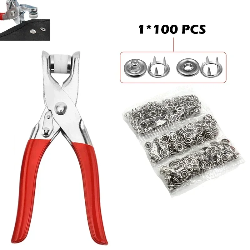 Five-prong Button Installation - Snap Button Plier recension och pris