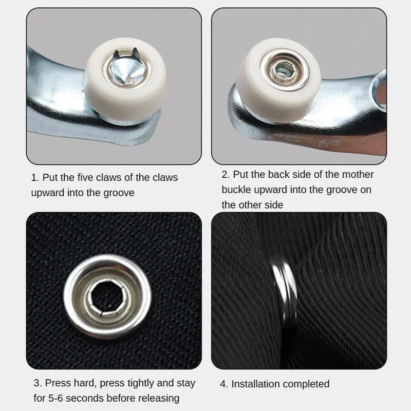 Five-prong Button Installation - Snap Button Plier recension och pris