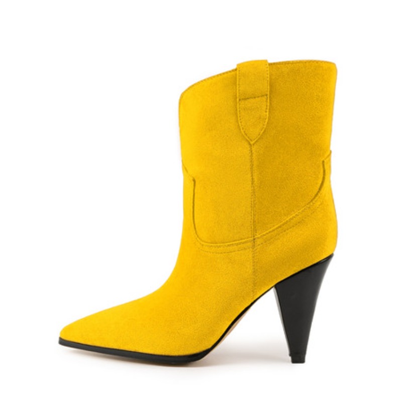 Bicolor Spike Heels Pull On Fa - Sewing Fleece recension och pris