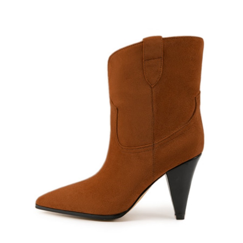 Bicolor Spike Heels Pull On Fa - Sewing Fleece recension och pris