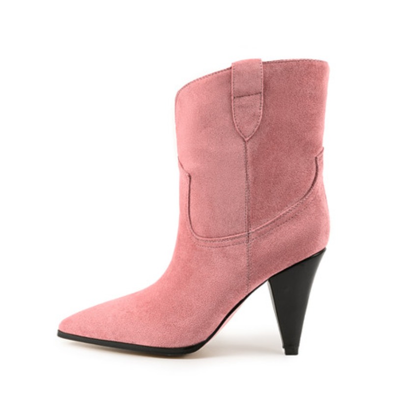 Bicolor Spike Heels Pull On Fa - Sewing Fleece recension och pris