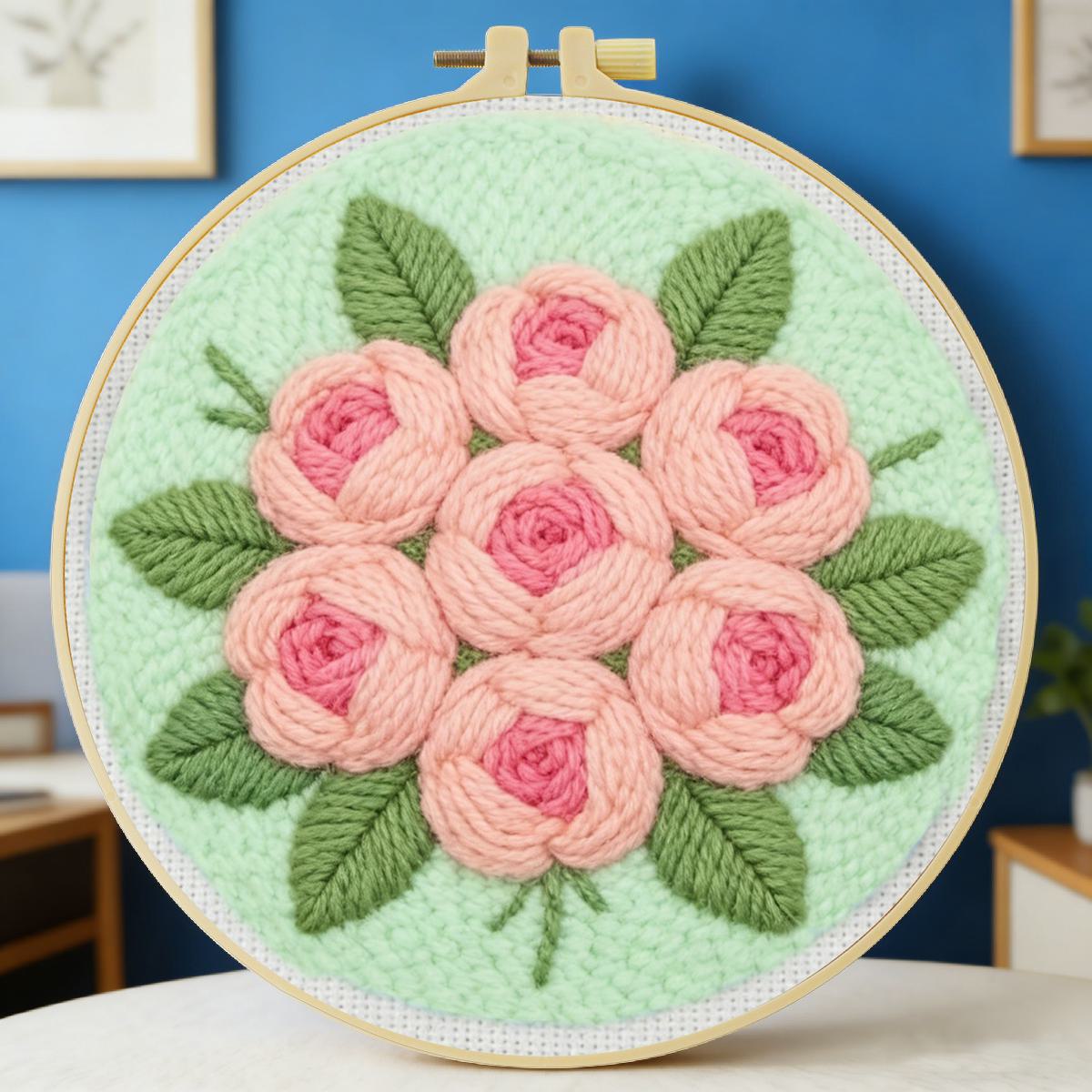 20X20CM/7.87inch Flower Punch  - Is Sewing Textile Art recension och pris