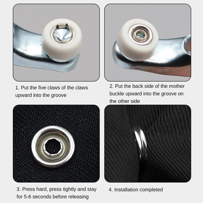 100pc Five-prong ButtonInstall - Snap Button Plier recension och pris