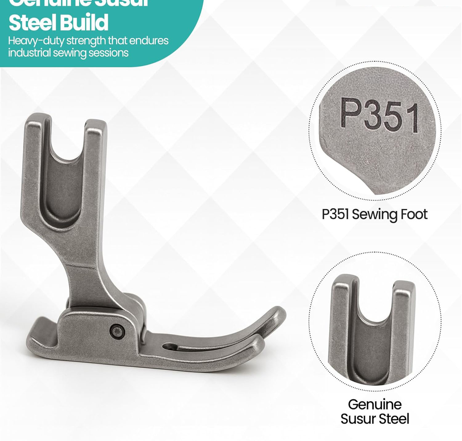 P351 Standard Presser Foot for - Textile Sewing Machines recension och pris